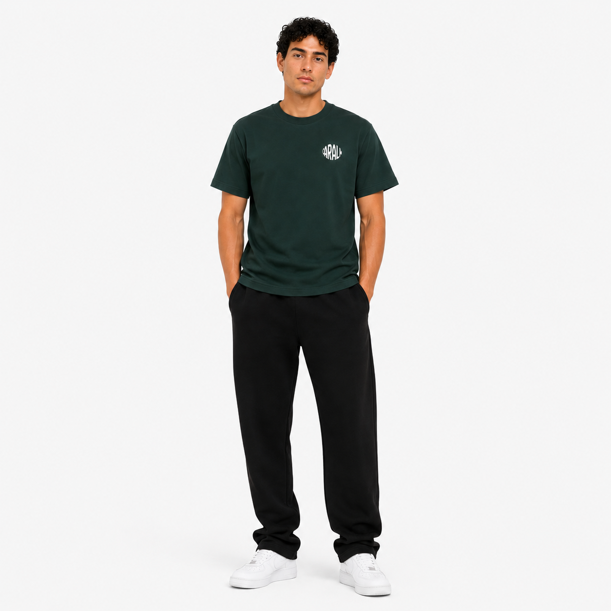 Indarra Barrutik Tee — Green