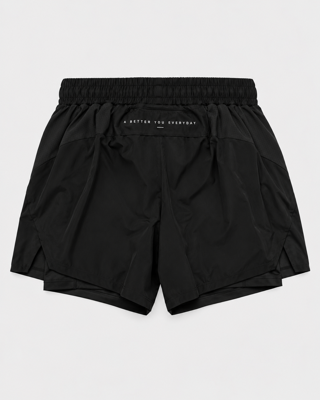 CARALM ATHLETICS — Short 2 en 1 · Negro