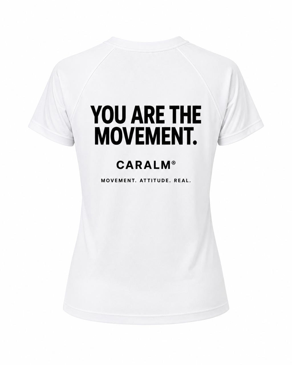CARALM You Are The Movement Tee Women espalda YOU ARE THE MOVEMENT
