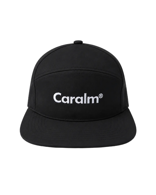CARALM Athletics Cap frontal negro logo bordado
