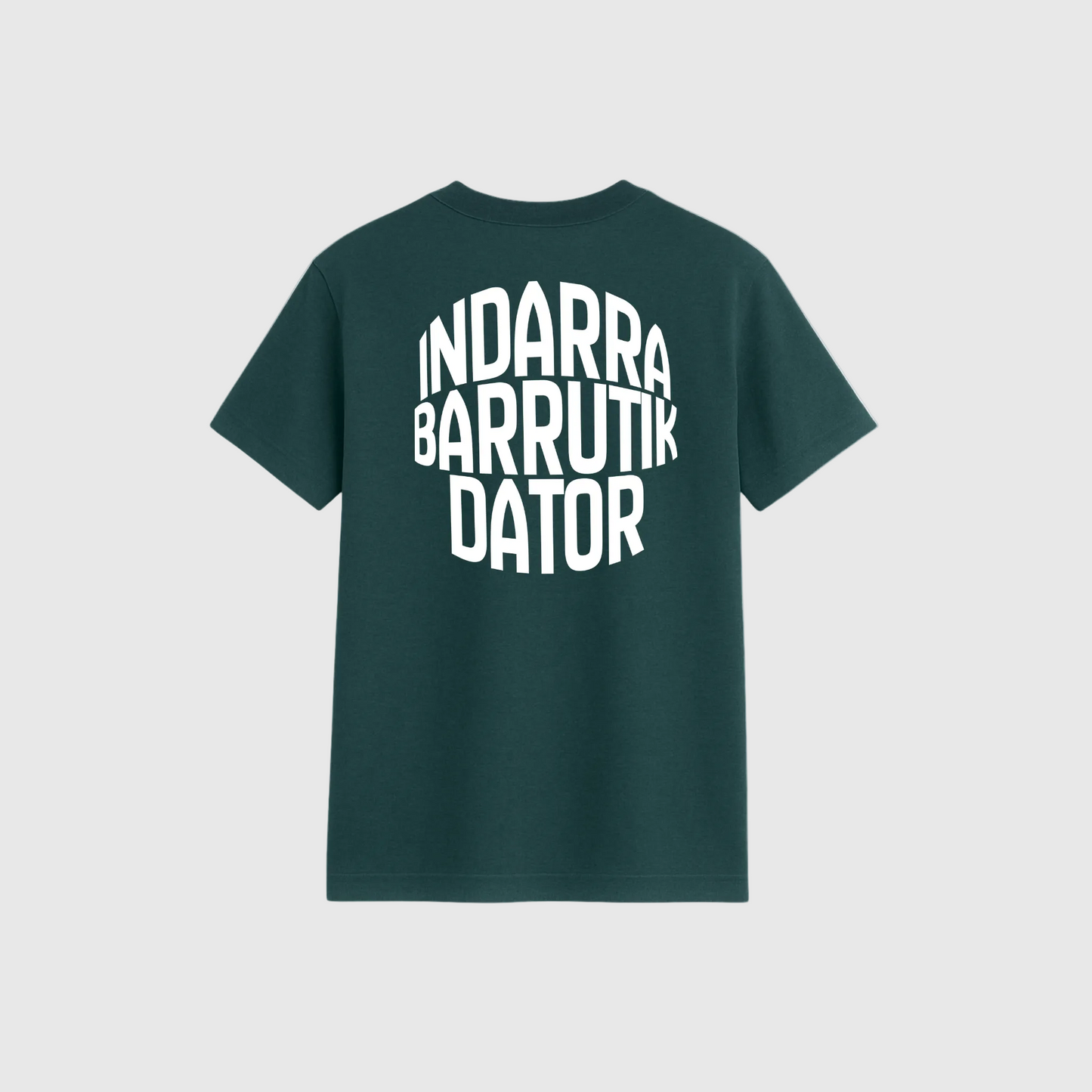 Indarra Barrutik Tee — Green