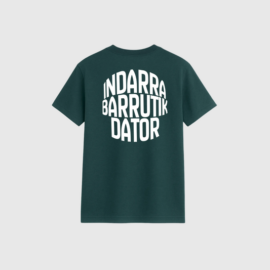 Indarra Barrutik Tee — Green