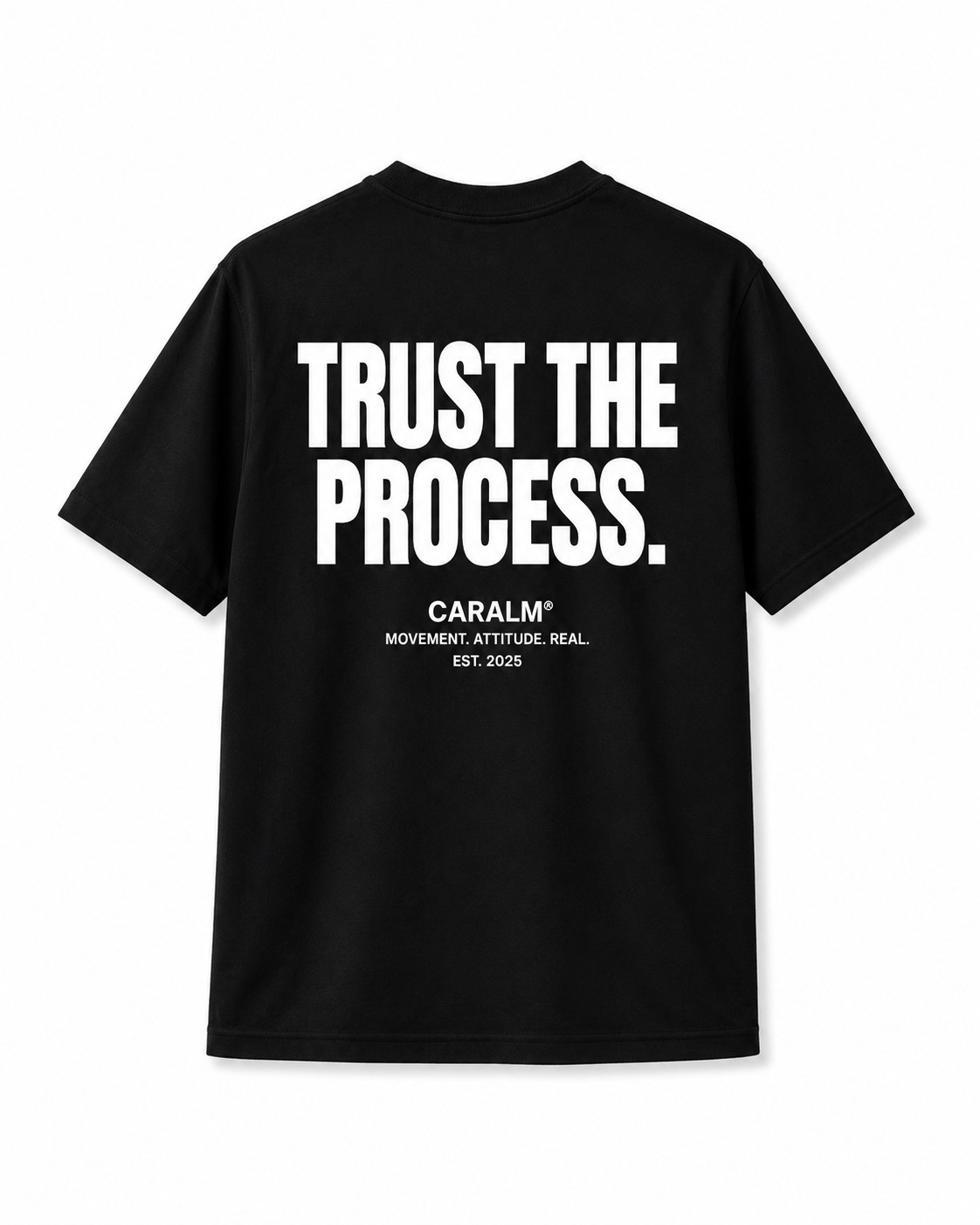 Caralm Trust The Process Boxy Tee