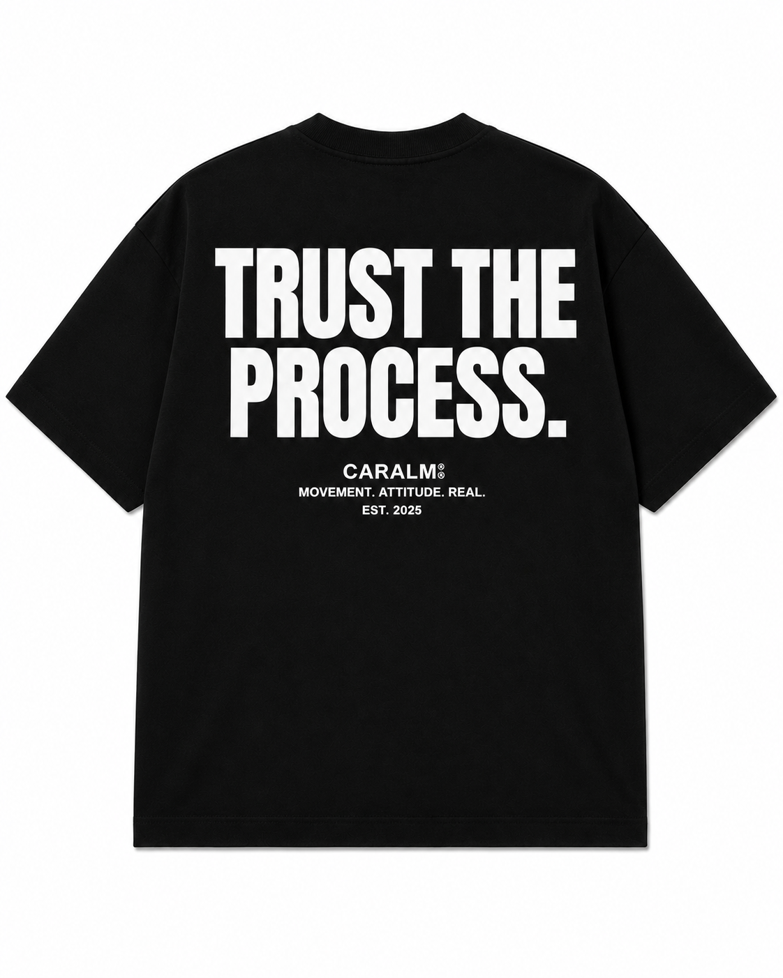 Caralm Trust The Process Boxy Tee