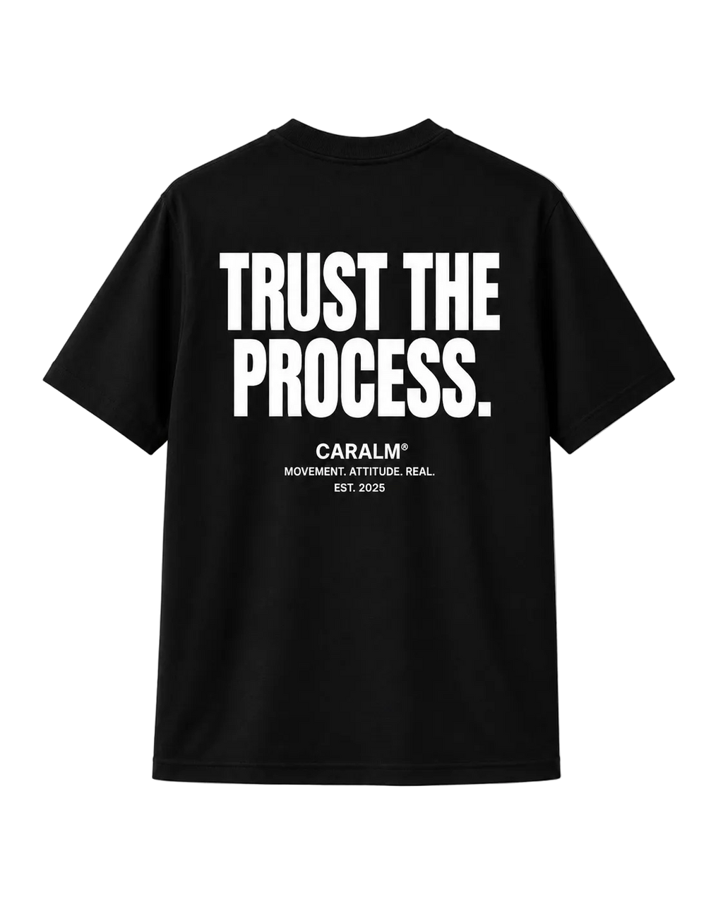 Caralm Trust The Process Boxy Tee