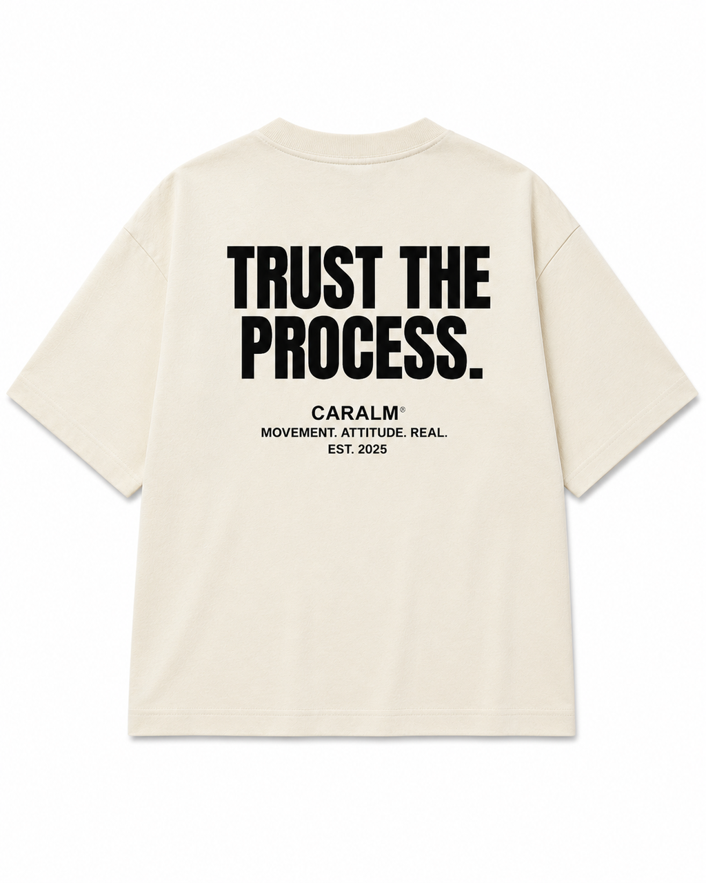 Caralm Trust The Process Boxy Tee