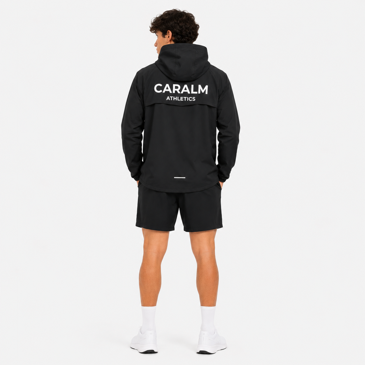 Cortavientos negro CARALM ATHLETICS — imagen de producto 8