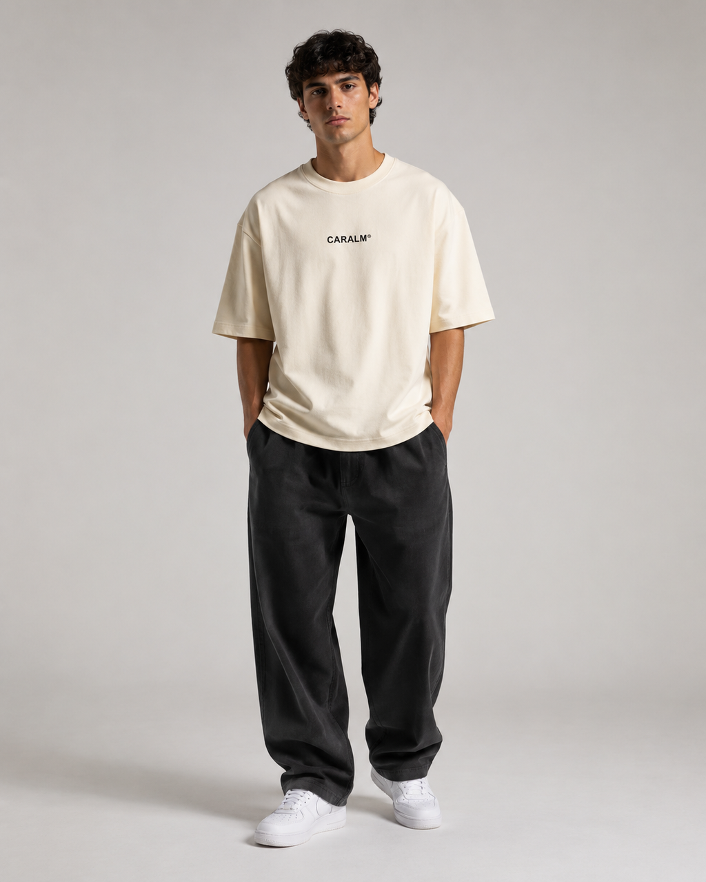 Caralm Trust The Process Boxy Tee