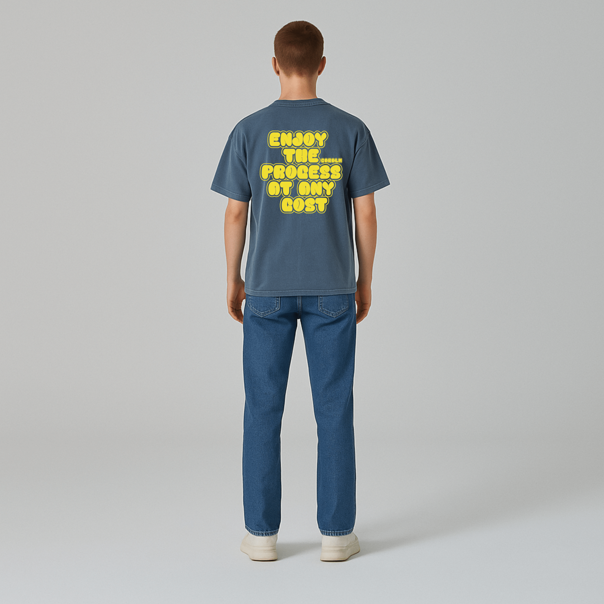 ENJOY THE PROCESS OVERSIZE TEE - Caralm