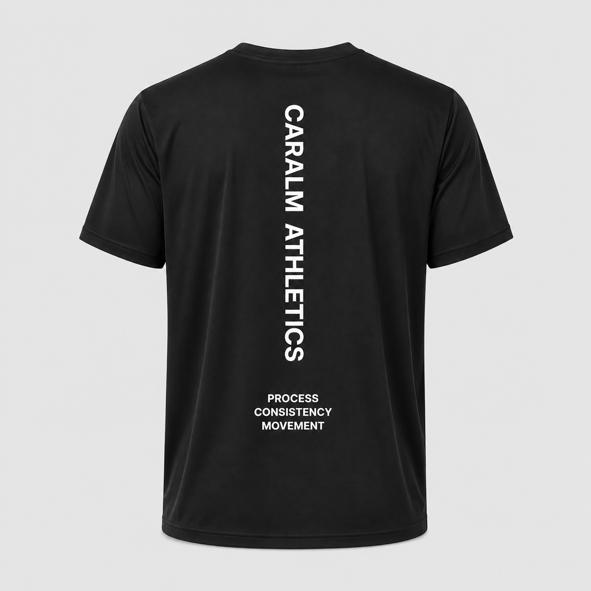 Camiseta técnica negra CARALM Performance de hombre — imagen de producto 2