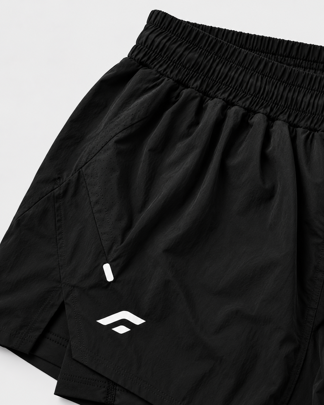 CARALM ATHLETICS — Short 2 en 1 · Negro