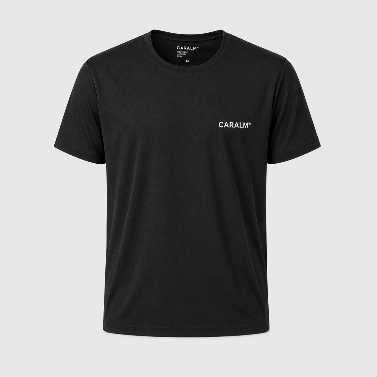 Camiseta técnica negra CARALM Performance de hombre — imagen de producto 1